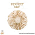Shower Cap for Women, Extra Large Reusable Shower Cap for Men (Golden 4 Pack) Waterproof Long Hair Satin Double Layer