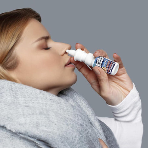 Nasal Spray - Natural, Preservative-Free, Sterile, Fast Relief for Sinus Congestion, 130 Sprays, 18 ml