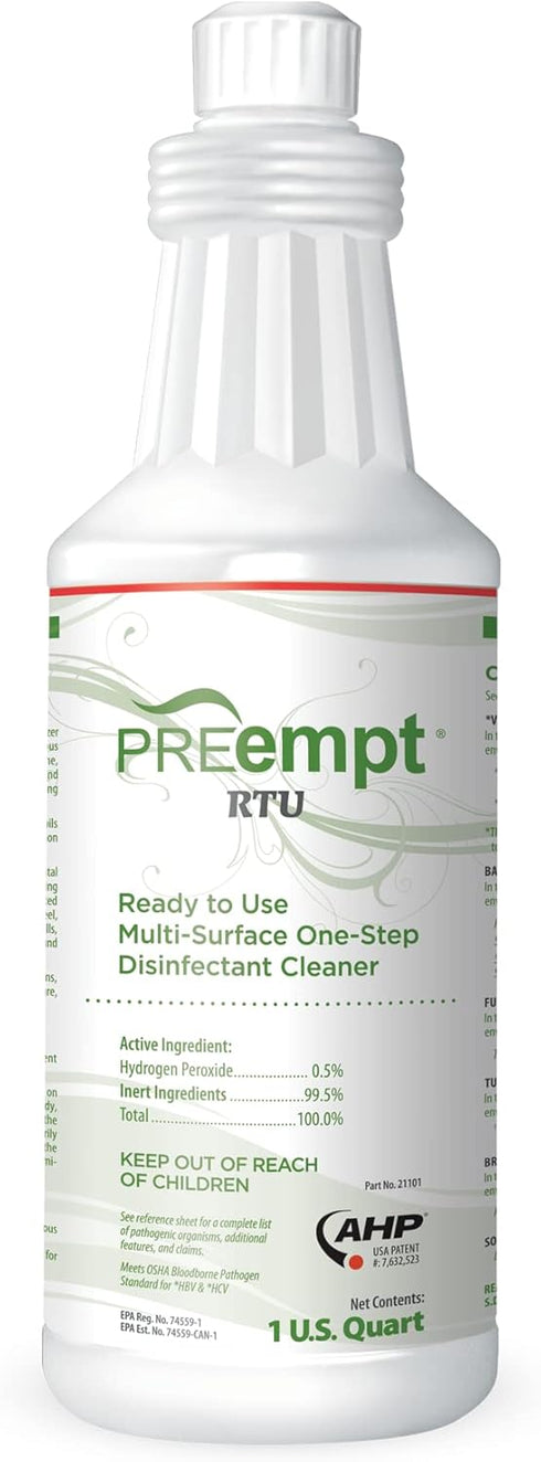 Ready To Use, 32 Oz., Multi-Surface, Hospital Grade Disinfectant Cleaner