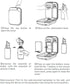 yiMANtrading 150ml Smart Scent Air Machine, Aromatherapy Essential Oil Diffuser with Bottle, Wall Mountable Fragrance