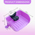 Nolasalon Portable Shampoo Basin for Kids, Baby, Children,Tear Free Hair Washing Basin Tray at Home (Purple)