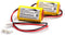 (2-Pack) 3.6V 800mAh CUSTOM-142 NICD Battery Pack Replacement for Chloride Interstate Sonnenschein