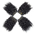 Human Hair Bundles, Kinky Curly Wave Hair, 4 Bundles 50 Gram/Bundle, 8A Unprocessed Kinky Curly Wave (8 8 8 8 1b)