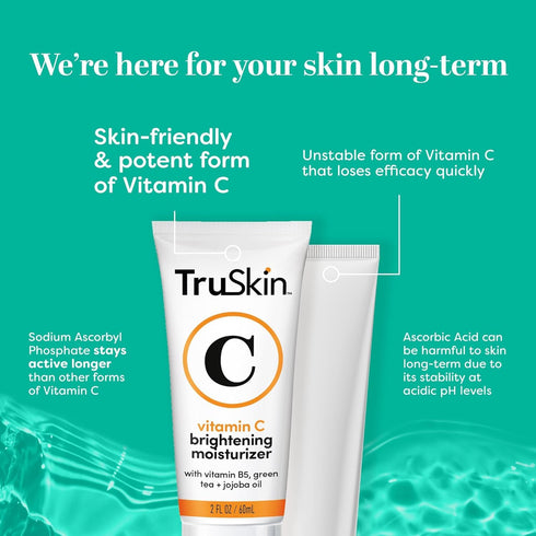 TruSkin Vitamin C Face Moisturizer for Women – Hydrating, Anti Aging Skin Cream, 2 fl Oz