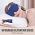 YIVIEW Sleep Mask for Side Sleeper, 3D Pink Sleeping Eye Mask, Soft Breathable Eye Cover for Women Men