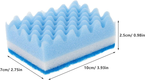Healifty 6pcs Cleaning Sponge Eraser Sponges for Scrubbing Dishes