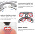 wfofmo 6 15 Vibrating Neck Massager with Vibration Modes & Intensity Levels,Promote Muscle Relaxation for Women Men