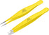 Majestic Bombay Fine Point + Slant Tweezers for Women and Men, Precision Tweezers for Splinter and Ingrown Hair Removal