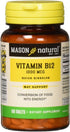 Mason Natural Vitamin B-12 1000mcg Sublingual Tablets - 100 Count