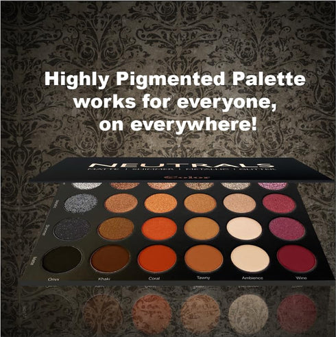 Cosmetics - Neutrals 24-Color Eyeshadow Palette - Matte/Shimmer/Metallic, Highly Pigmented Eye Makeup Kit with