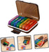 SWETRACE 7-Day Weekly Pill Organizer Case with Colorful Compartments, Wear-Resistant Portable Medicine Storage Box