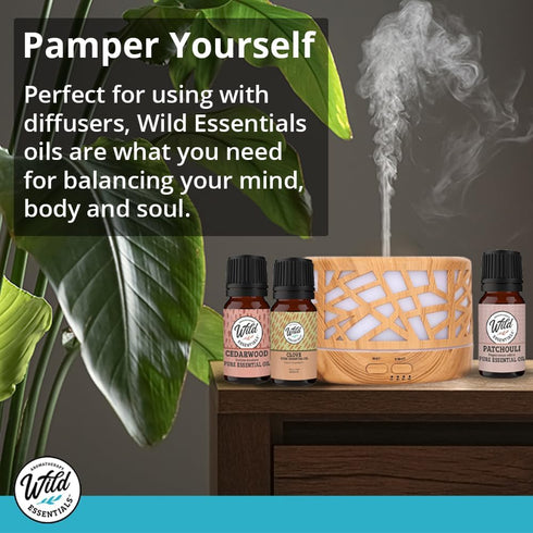 Wild Essentials Lemongrass 100% Pure Essential Oil - 10ml, All Natural, No additives