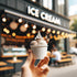 Paper Ice Cream Cups 4oz Small White Dessert Bowls Pack of 50 Count for Frozen Yogurt and Frozen Dessert Supplies