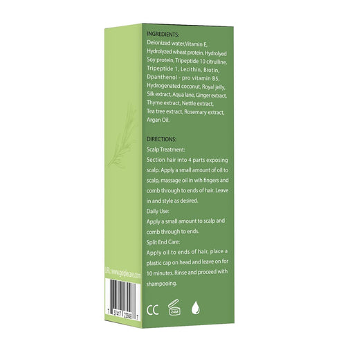 Organic Rosemary Oil for Hair Growth, 3.1 FL OZ - Pure Natural Scalp Treatment with Essential Oils