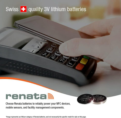 Renata CR1220 3V 1220 (2 Count) Batteries - Lithium Coin Cell Battery