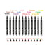 GLOGLOW Cat Eye Makeup Liquid Eyeliner Pen, Waterproof Neon Colorful Long-lasting Black Makeup Tools (Green)