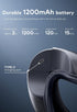 llano Eye Massager with Heat, Heated Eye Mask with Music,Foldable Eye Care Face Eye Massager for Relax Eye Strain Dark