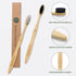 Bamboo Toothbrushes (10 Pack), BPA Free Soft Bristles, Natural Wood Bulk, Reusable Travel Toothbrushes