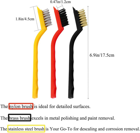 TuTuYa 11PCS Set, Crevice Cleaning Brush Deep Cleaning Groove Gap Cleaning Tool Ideal for Kitchen, Bathroom, Tiles