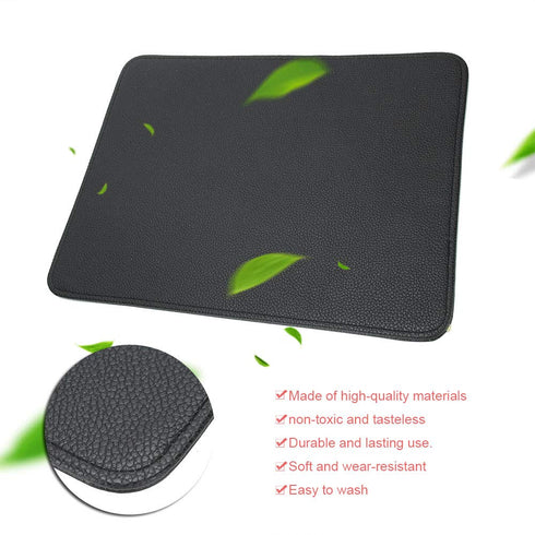 Manicure Mat, Reusable Hand Cushion Pad for Nail Art Desk Mat, Nail Salon Tools Accessory (Black)