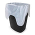 Plasticplace 8 Gallon Trash Bags with Flaps, 110 Count, Value Line White Garbage Can Liners