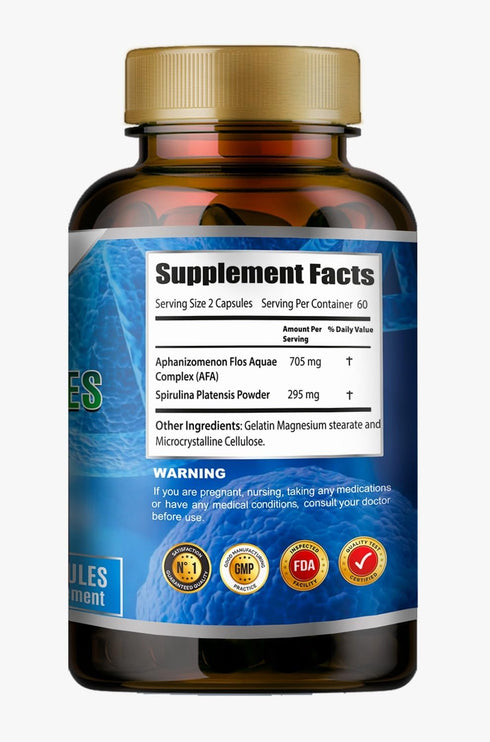 Celulas Madres 1000mg Stem Cell Plus, 4 Bottles, 480 Capsules, Non-GMO, Gluten-Free for Health Support
