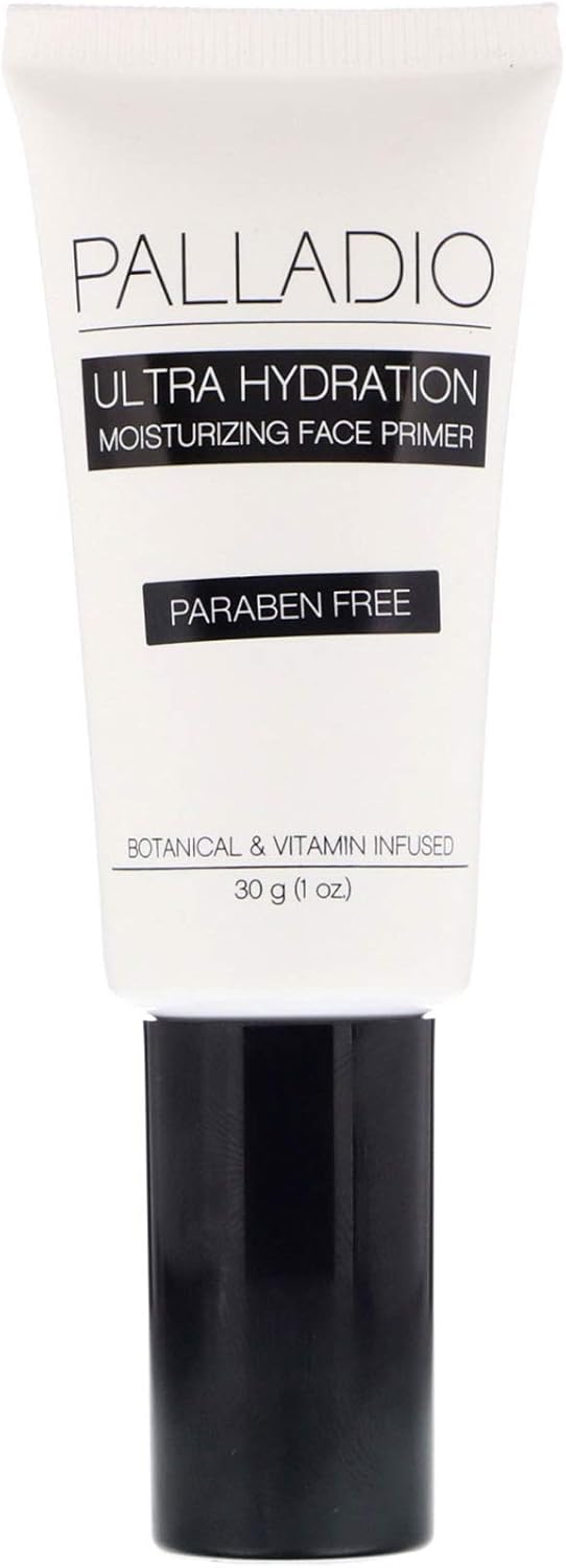 Palladio Ultra Hydration Primer - Fills Fine Lines and Pores, Coconut Oil Formula, Non Greasy Finish