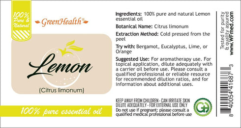 Lemon Essential Oil – 8 fl oz (237 ml) Aluminum Bottle w/Plug Cap – 100% Pure Essential Oil