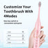 Electric Toothbrush Set with 8 Brush Heads & Travel Case, 4 Modes, 42000 VPM Motor