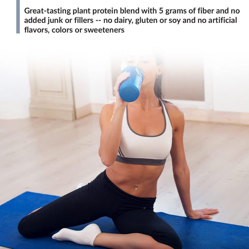 BioTrust Low Carb Plant Protein, Vanilla Caramel, 20 Grams of Clean Protein, 5 Grams Fiber, 14 Servings