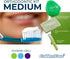 Orthodontic Oral Care Kit for Braces, Includes Toothbrush, Dental Floss, Wax, and Travel Case (Green)