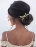 Unicra Bride Wedding Crystal Hair Pins - Bridal Hair Accessories for Women (Gold, Pack of 1)