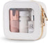 Mini Clear Makeup Bag, Small Cosmetic Bags with Zipper, Waterproof Clear Toiletry Bag Travel Makeup Organizer for Women