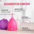 Sirona Reusable Menstrual Cup - Large for Women, Period Cup with No Rashes or Leakage, Best Alternative to Pads