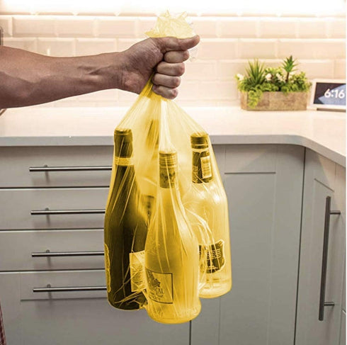 4 Gallon Trash Bag (120 Bags), CCLINERS Small Bathroom Garbage Can Liners for Home Kitchen and Office