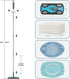 Sweeper Mop Starter Kit, Small Flat Mop with 2 Reusable Microfiber Pads, 30pcs Disposable Dry Cloths for Hardwood Floor
