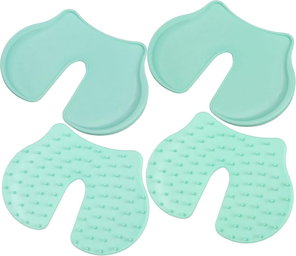 4Pcs Shot Pain Reducer Set, Reusable Shot Pain Blocker Device for Kids and Adults (Light Green)