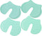 4Pcs Shot Pain Reducer Set, Reusable Shot Pain Blocker Device for Kids and Adults (Light Green)