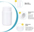Empty Plastic Pill Bottle 100cc, 4 Pack, Smooth Screw Lid for Liquid, Solid, Powder, Reagent Chemical Container