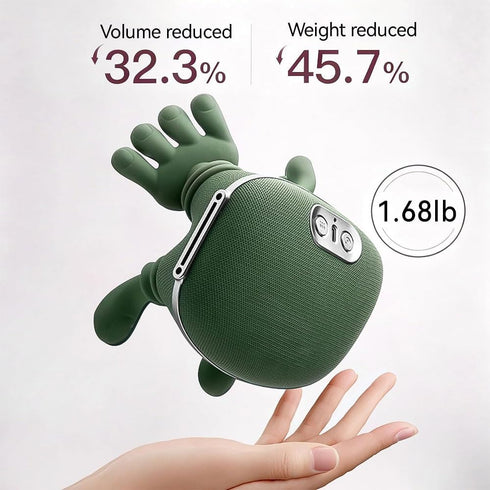 Xpudding 4D Shoulder and Neck Massager, Bionic Heated Massager with Fingers, Kneading Massage, Deep Tissue and Back