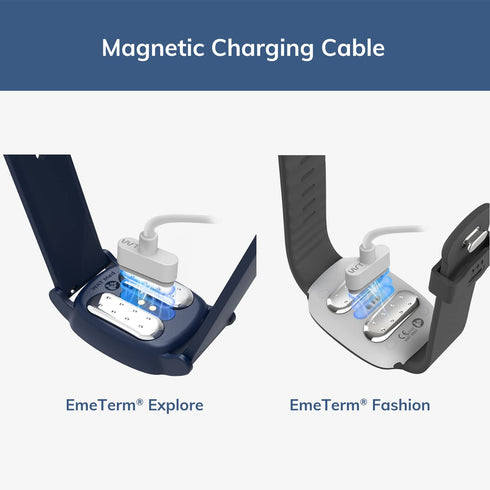 EmeTerm Original USB Magnetic Charging Cable for Anti-Nausea Wristbands, Fashion, Explore, and Smart Series (1 Pack)