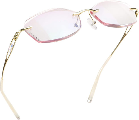 LifeArt Blue Light Blocking Glasses, Computer Reading Glasses, Stylish for Women, +1.50 Magnification