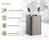 bmbu Bamboo Toothbrush 4 Pack - Medium/Soft Charcoal Bristles, Wooden Handle, Eco-Friendly Vegan Gift Idea
