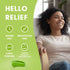 Award Winning Natural Headache Relief Wearable – 2 Pack (X-Small/Kids Green) for Tension and Stress