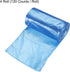 MECCANIXITY Small Trash Bags - 0.5 Gallon Garbage Bags for Desktop Mini Trash Can, Blue, 120 Counts