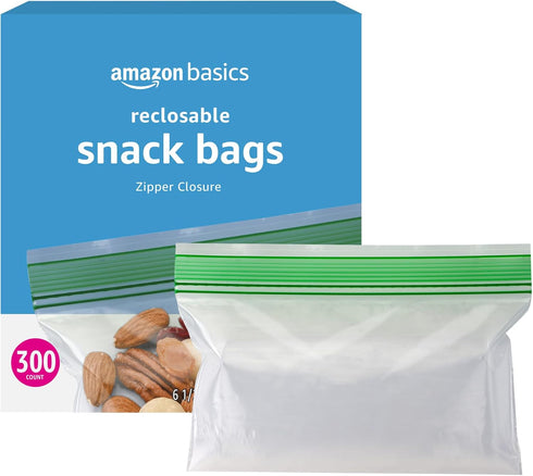 Amazon Basics 300 Count Snack Storage Bags