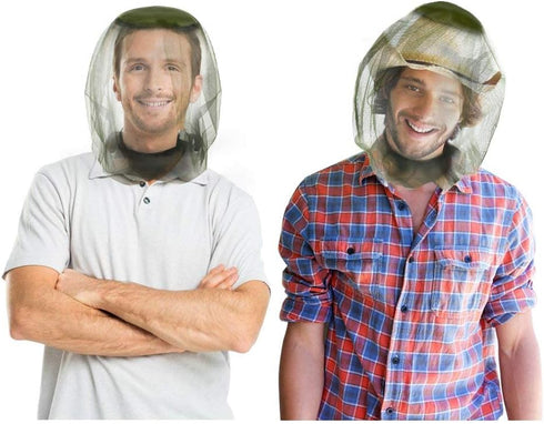 4 Pack Face Netting Head Net Neck Cover for Outdoor Hiking Camping Climbing Walking Protection