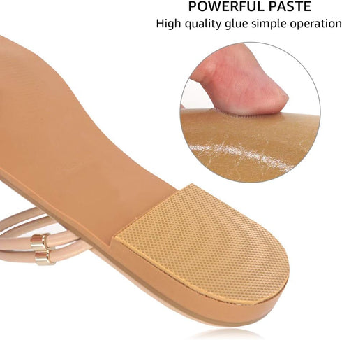 Non-Skid Slip Resistant Shoe Pads, Self-Adhesive Anti-Slip Sole Stick Protector for Shoes (Yellow)