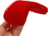 Red 5 Pcs Silicone Cleaning Scrubber, Colored Sponges for Dishes, Kitchen Cleaning