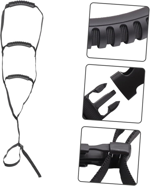 Holibanna Seniors Bed Ladder Adjustable Assist Belt Easy to Install Pull up Strap for Elderly Disabled and Individuals